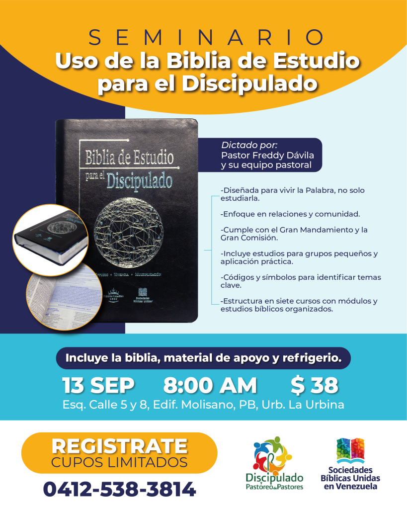 seminario biblia discipuladomesa de trabajo 4