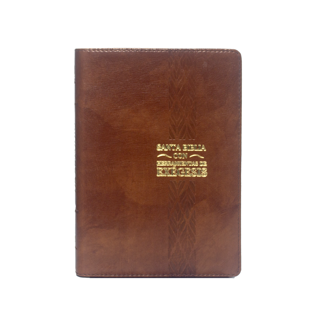 rvr95086ceelm biblia de estudio exÉgesis color miel